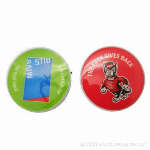Audio MP3 Player Badge with Clip